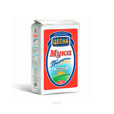 Мука ЦЕСНА Пшеничная 1 сорт 2кг м/у 