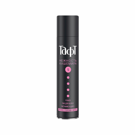 Лак TAFT Power Нежность кашемира и мегафиксация 225мл ж/б