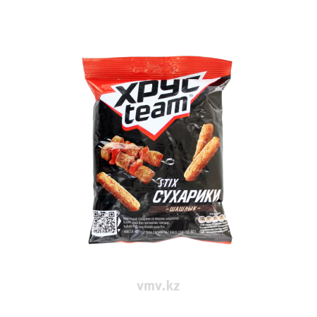 Сухарики ХРУСTEAM Stix Шашлык 60г м/у