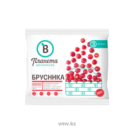 Брусника ПЛАНЕТА ВИТАМИНОВ 300г