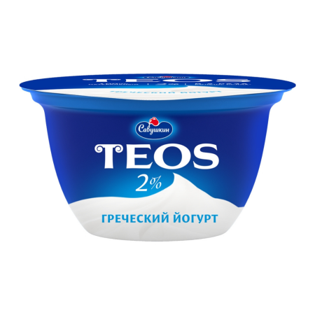 Йогурт САВУШКИН Греческий Teos 2% 140г п/у