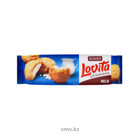 Печенье LOVITA Сдобное Cream Cookies Milk 127г