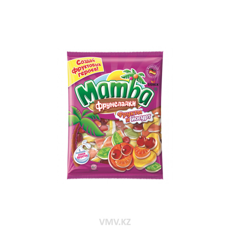 Мармелад MAMBA Жевательный Фрукты и йогурт 140г