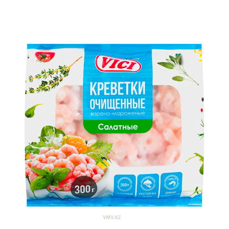 Креветки VICI очищенные в/м 300г м/у