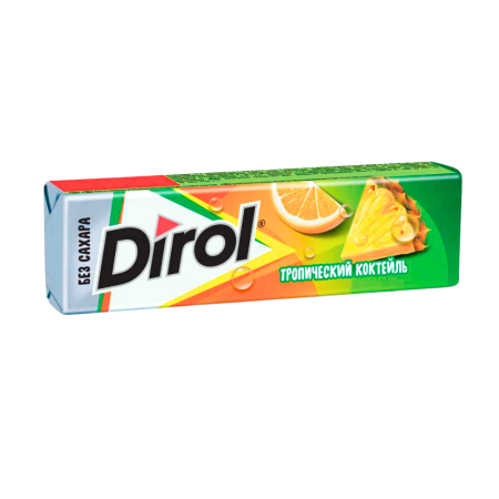 Жевательная резинка DIROL Тропический коктейль 13,6г м/у