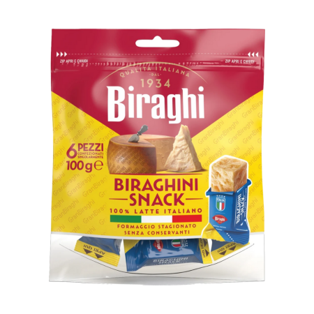 Сыр GRAN BIRAGNI Снэк 42% 100г м/у