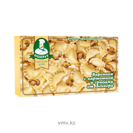 Вареники ОТ БЕККЕРА С картошкой и грибами 0,450г кор 