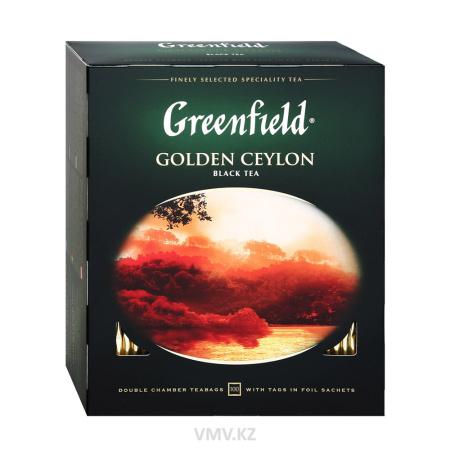 Чай GREENFIELD Golden Ceylon 100шт кор