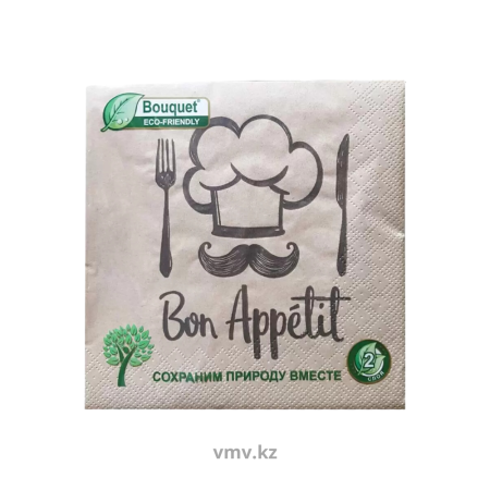 Салфетки BOUQUET Bon Appetit 33*33 25шт