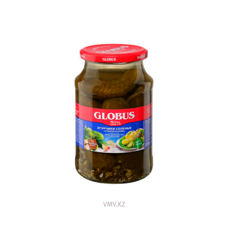 Огурчики GLOBUS Соленые Старорусские 900мл с/б