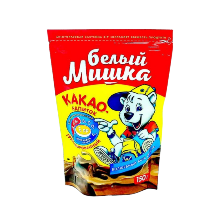 Какао ВОКРУГ СВЕТА Белый мишка 150г м/у