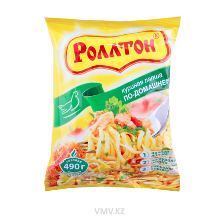 Лапша РОЛЛТОН Куриная по домашнему 95г м/у