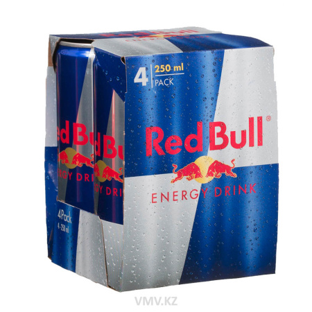 Напиток RED BULL Энергетический 250млХ4 ж/б