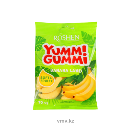 Мармелад ROSHEN Yummi Gummi Banana Land 70г