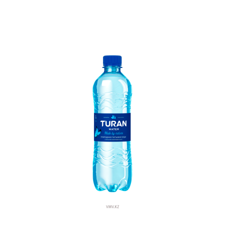 Вода TURAN Природная минеральная сильногазированная 0,5л п/у