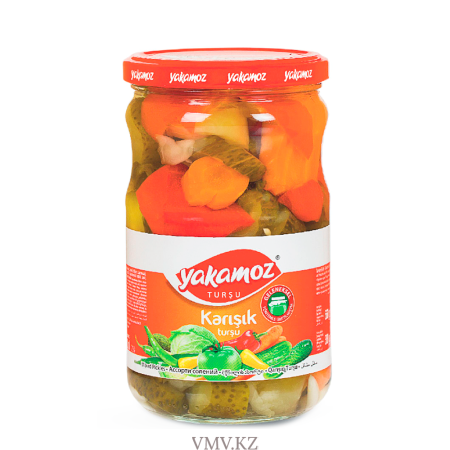 Ассорти YAKAMOZ Маринованное 720г с/б