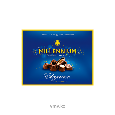 Конфеты MILLENNIUM Elegance Ассорти молочный 285г кор