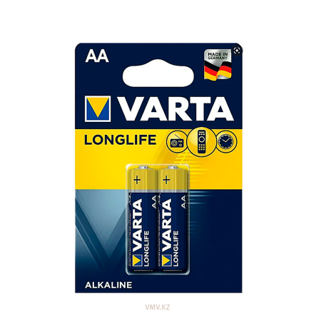 Батарейки VARTA Longlife Extra AA 2шт 