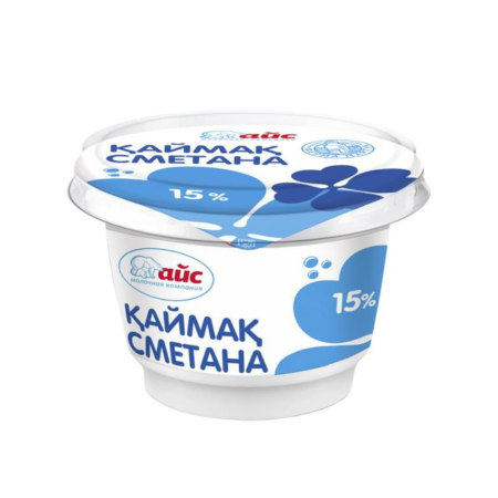 Сметана АЙС ПЛЮС 15% 200г п/у