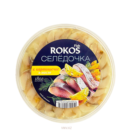 Селедочка ROKOS FISH К картошечке в масле 180г