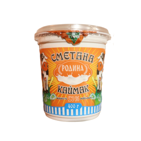 Сметана РОДИНА 20% 200г п/у