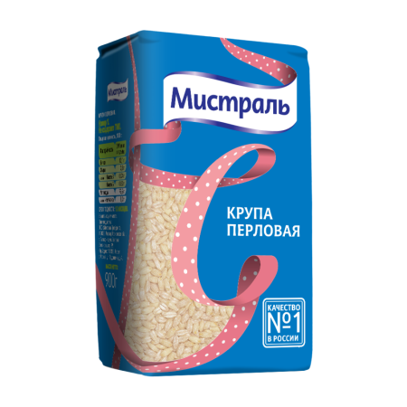 Крупа МИСТРАЛЬ Перловая 800г м/у