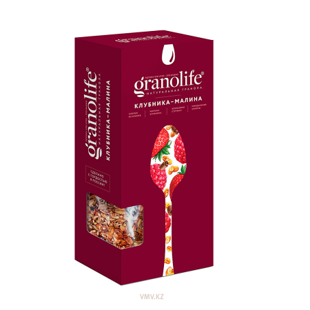 Гранола GRANOLIFE Клубника и малина 400г