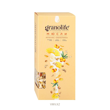 Мюсли GRANOLIFE Ананас и облепиха 400г кор