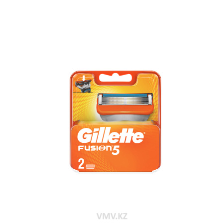 Кассеты GILLETTE Fusion 5 С точным триммером для труднодоступных мест 2шт