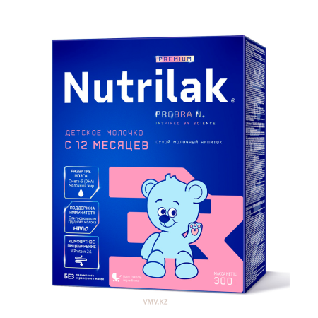 Молочко NUTRILAK Детское Premium 3 с 12 мес 300г