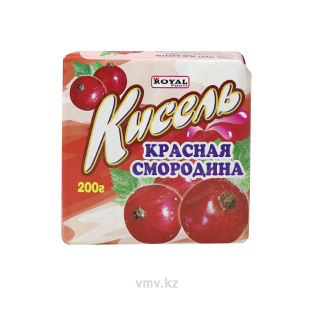 Кисель ROYAL Красная смородина 200г м/у