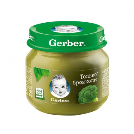 Пюре GERBER Брокколи 80г с/б