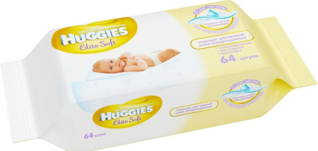 Салфетки HUGGIES Влажные UltraComfort 64шт м/у