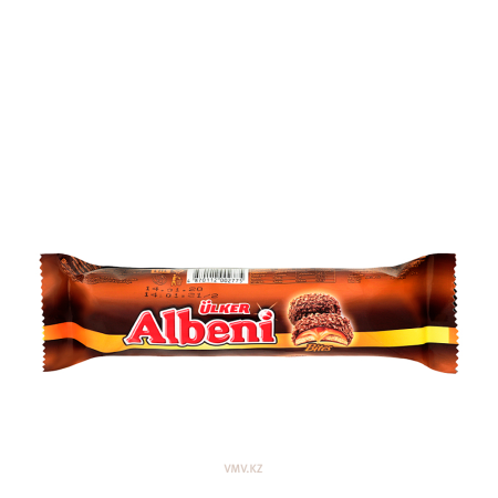 Печенье ALBENI с карамелью в молочном шоколаде и крошками печенья 80г м/у