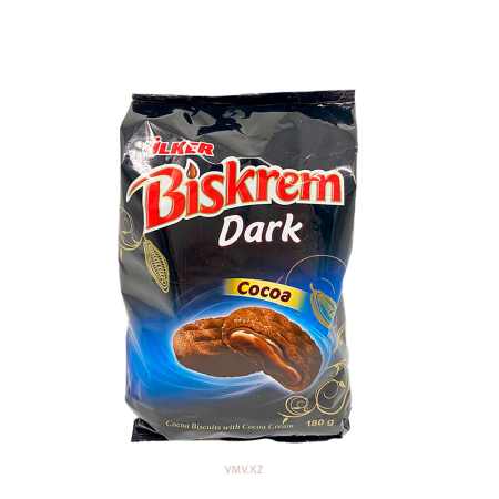 Печенье BISKREM Темный 180г