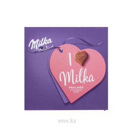 Шоколад MILKA Молочный с клубничной начинкой 110г