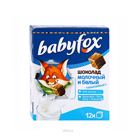 Шоколад BABYFOX Детский белый молочный 90г