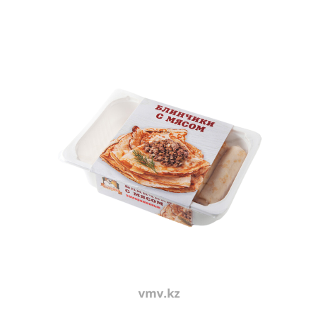 Блинчики БОГАТЫРЬ с мясом 440г кор