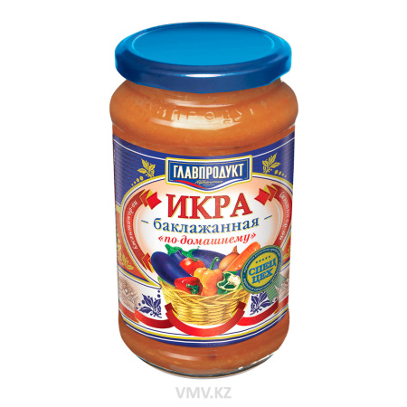 Икра ГЛАВПРОДУКТ Баклажанная по домашнему 450г с/б