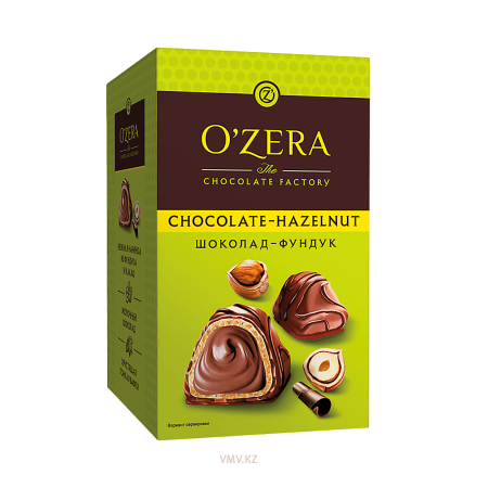 Конфеты OZERA С ореховой начинкой в молочном шоколаде 150г