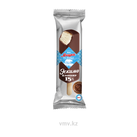 Мороженое ШИН ЛАЙН Мишка на полюсе Эскимо пломбир зефир в мягком шоколаде 75г