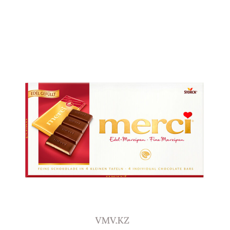 Шоколад MERCI Марципан 112г