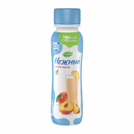Йогурт CAMPINA Нежный с соком персика 0,1% 285г п/у Йогурт CAMPINA Нежный с соком персика 0,1% 285г п/у