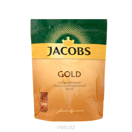 Кофе JACOBS gold 140г м/у