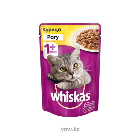 Рагу WHISKAS С курицей 85г