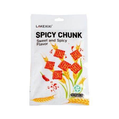 Мясо LAKEXIXI Соевое Острый кусочек Sweet And Spicy Сладкий и пряный 92г