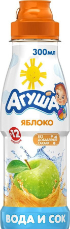 Вода АГУША с соком Яблоко 0,3л т/п