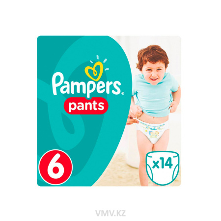 Подгузники PAMPERS pants/6/15 кг.14 шт. м/у