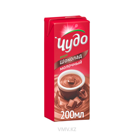 Коктейль ЧУДО Молочный Шоколад 3% 200г т/п