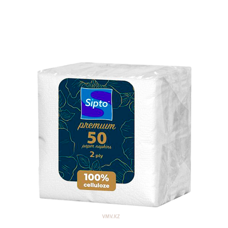 Салфетки SIPTO Premium Белые 50шт